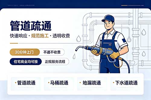 渭南管道疏通