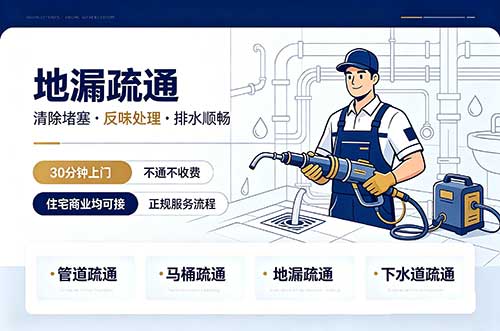 渭南地漏疏通
