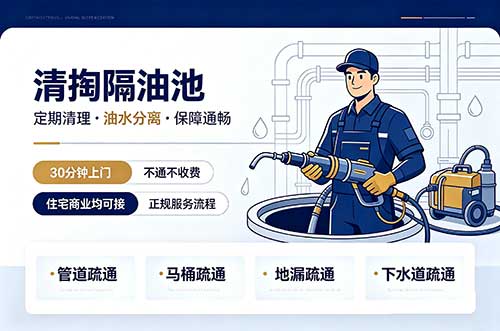 渭南清掏隔油池